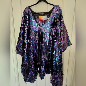 Fringe + Co Deep Gras Caftan